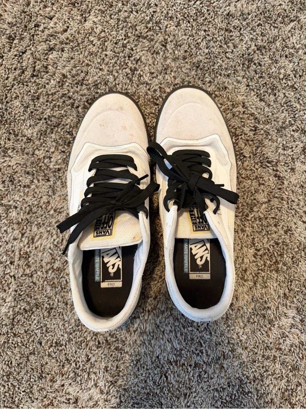 Vans Off The Wall White & Black Skate Sneakers